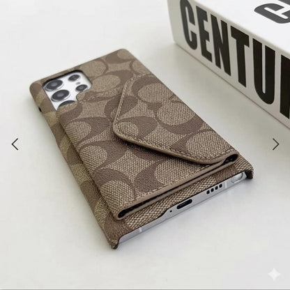 Luxury Leather Pattern Case with Card Pocket