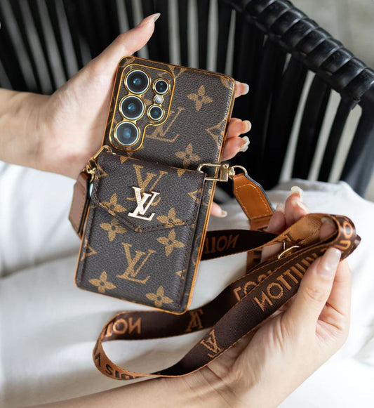 Elegant Wallet Case with Strap