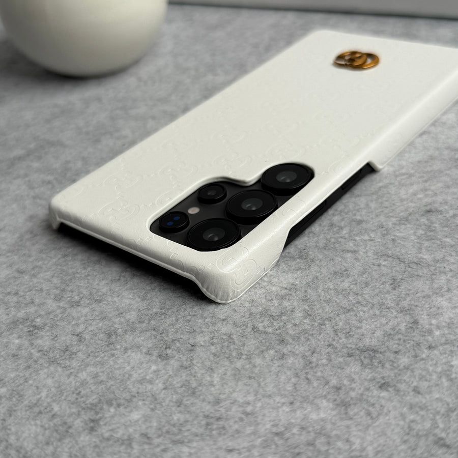 Luxury Embossed Leather Case