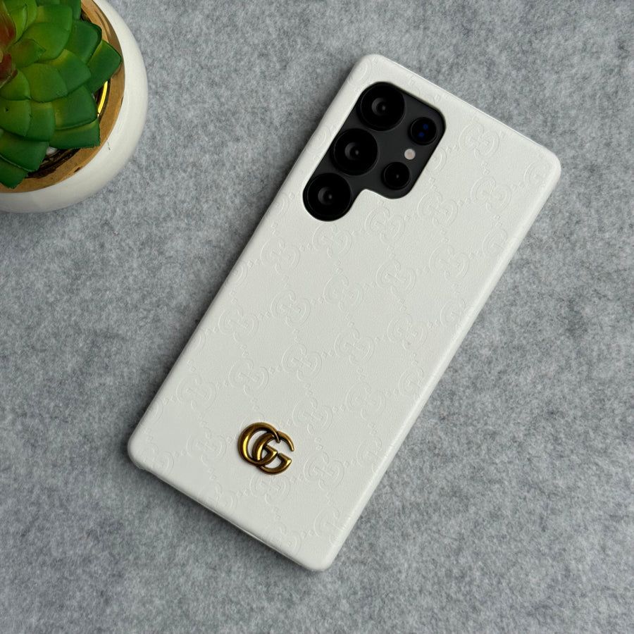 Luxury Embossed Leather Case