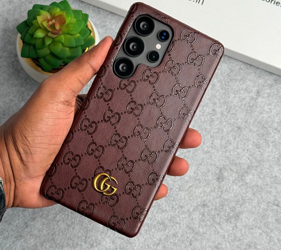 Luxury Embossed Leather Case