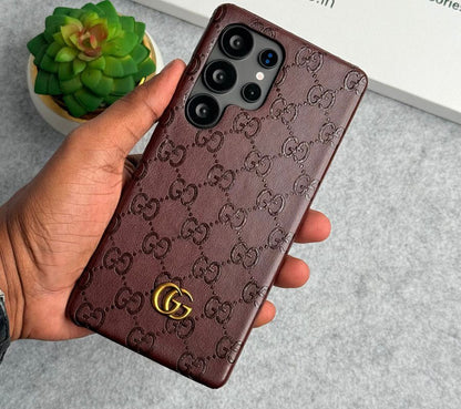 Luxury Embossed Leather Case