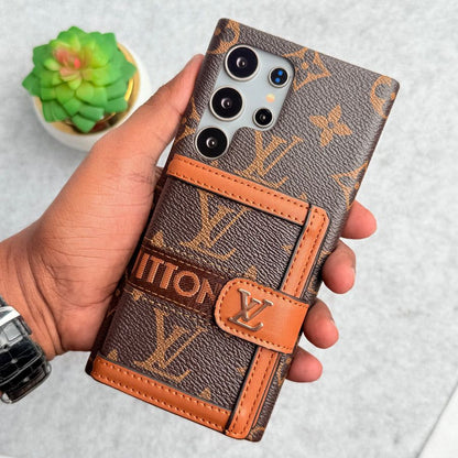 Luxury Monogram Crossbody Wallet