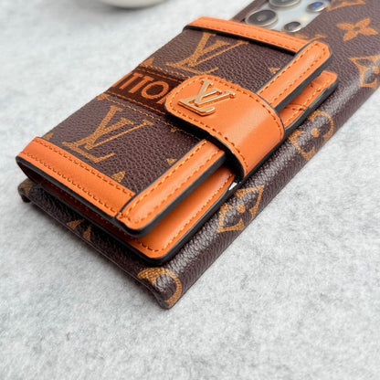 Luxury Monogram Crossbody Wallet