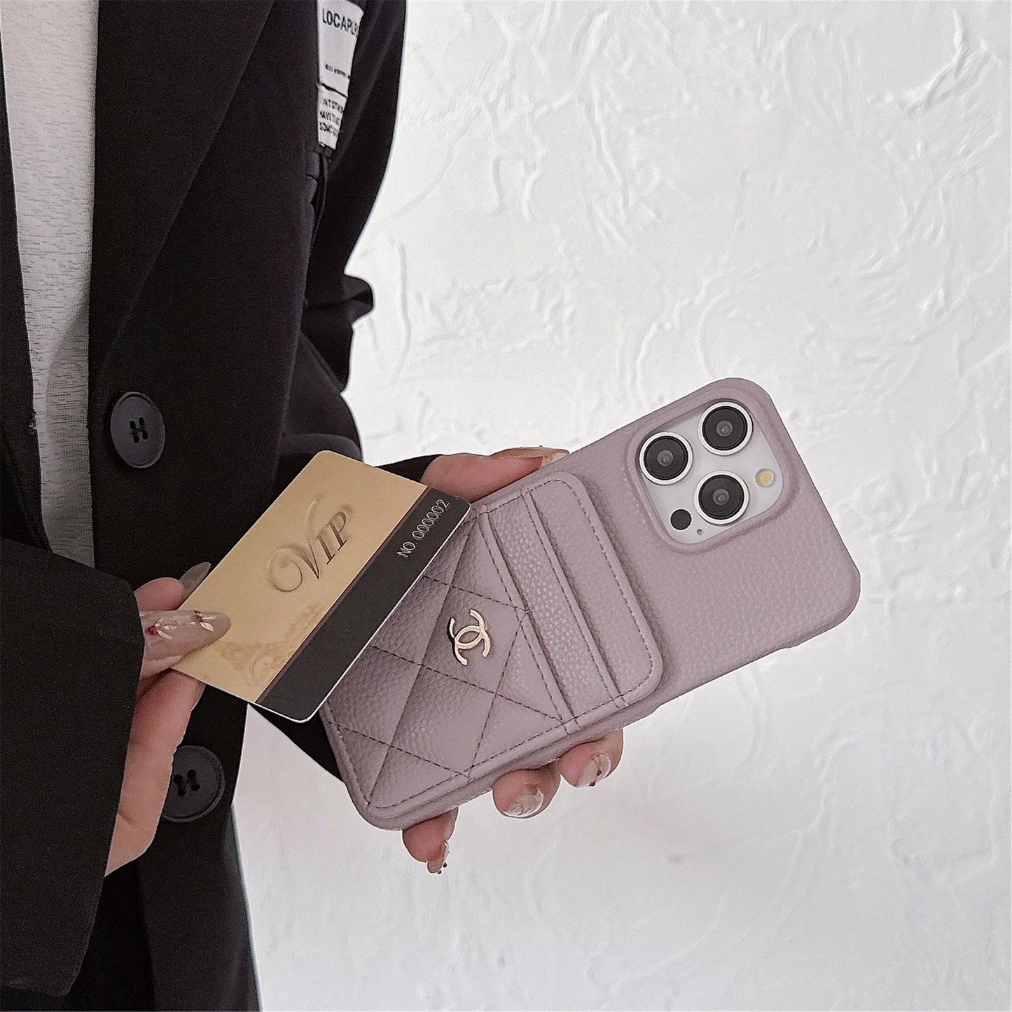Slim Leather Case with Card Pocket