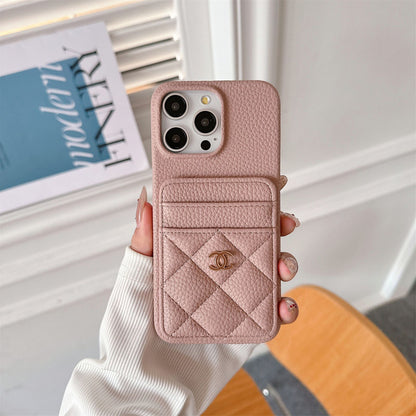 Slim Leather Case with Card Pocket
