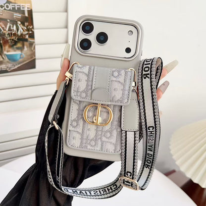 Phone Wallet Case with Strap