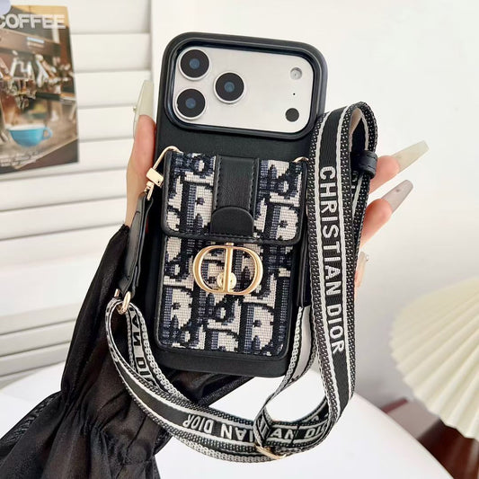 Phone Wallet Case with Strap