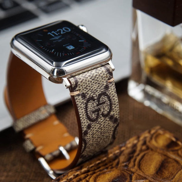 Elegant Textured Leather Watch Strap