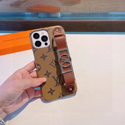 Premium Strap Metal Logo Case