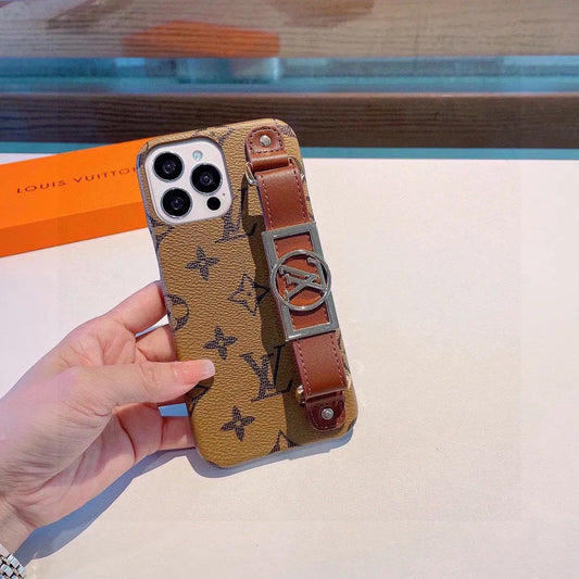 Premium Strap Metal Logo Case