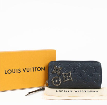 Luxury Studded Zip Wallet