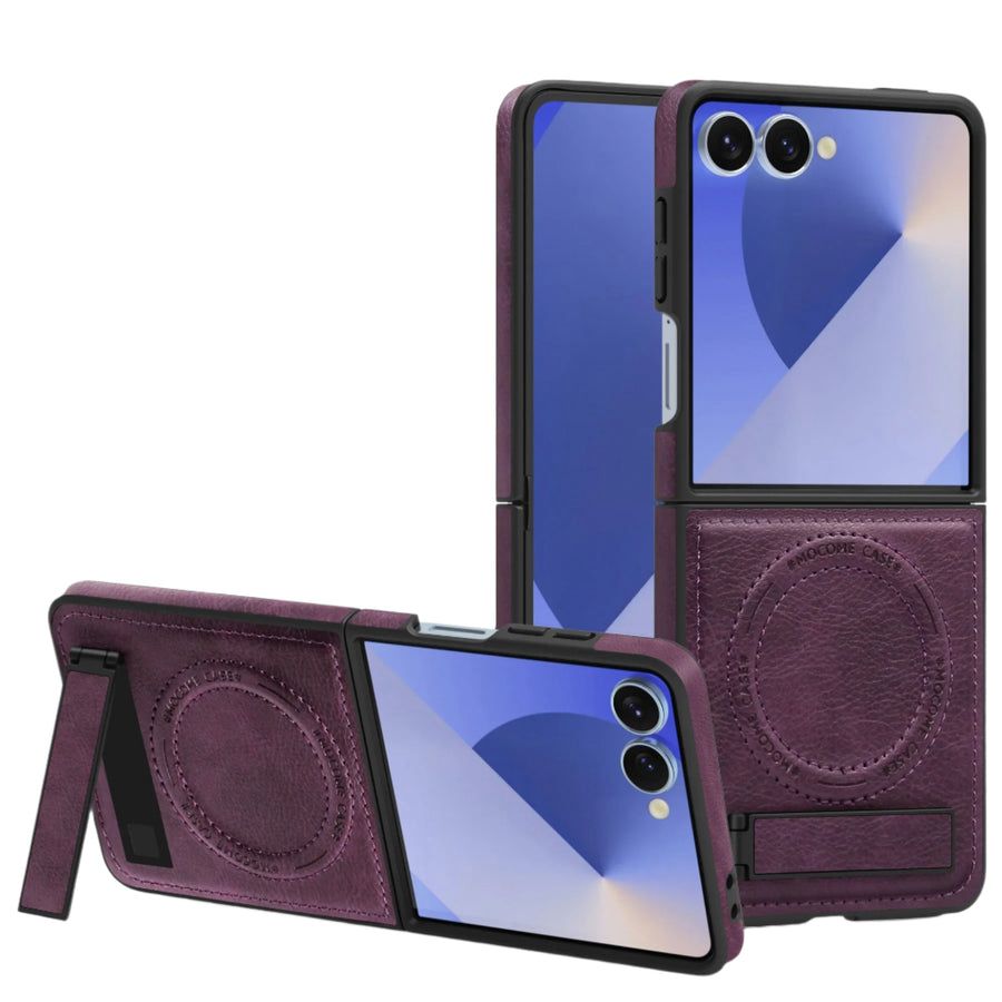 Leather Magnetic Stand Case Z Flip