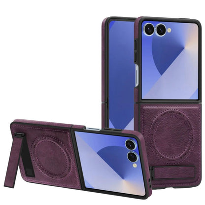 Leather Magnetic Stand Case Z Flip