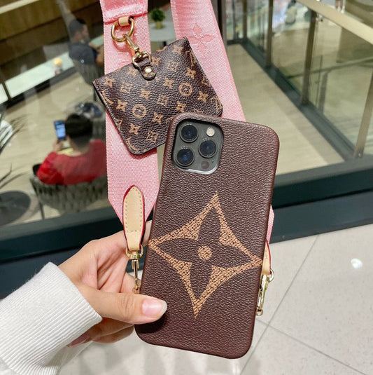 Crossbody Strap Phone Case with Mini Pouch