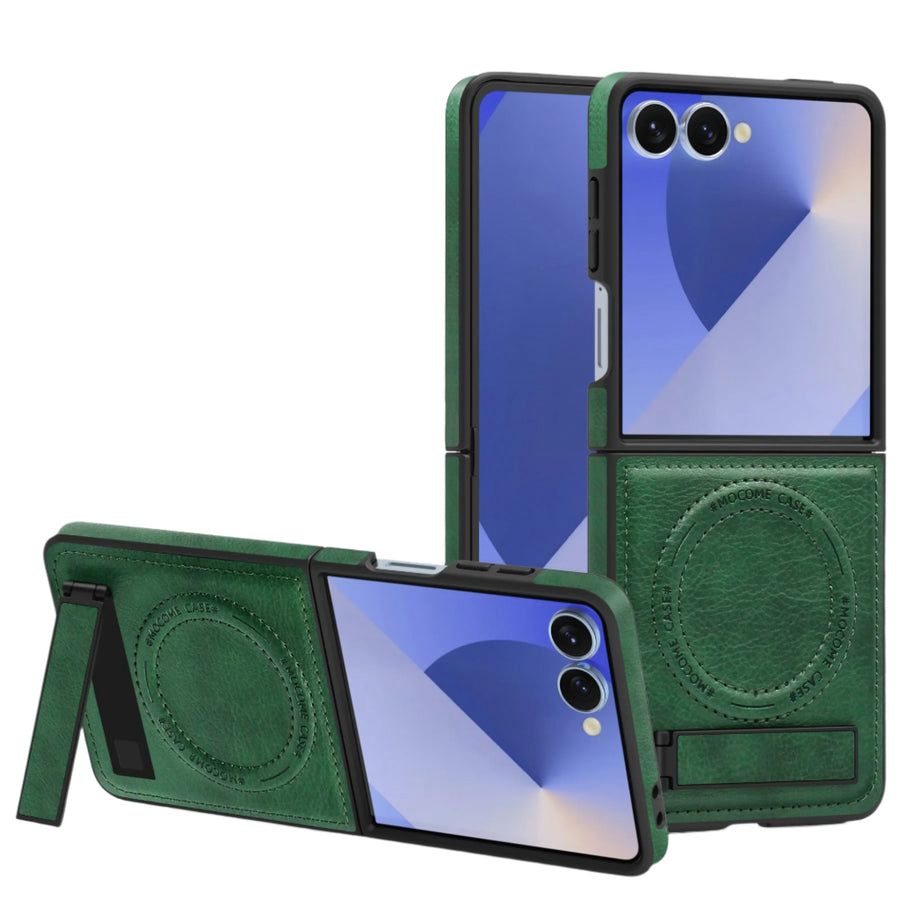 Leather Magnetic Stand Case Z Flip
