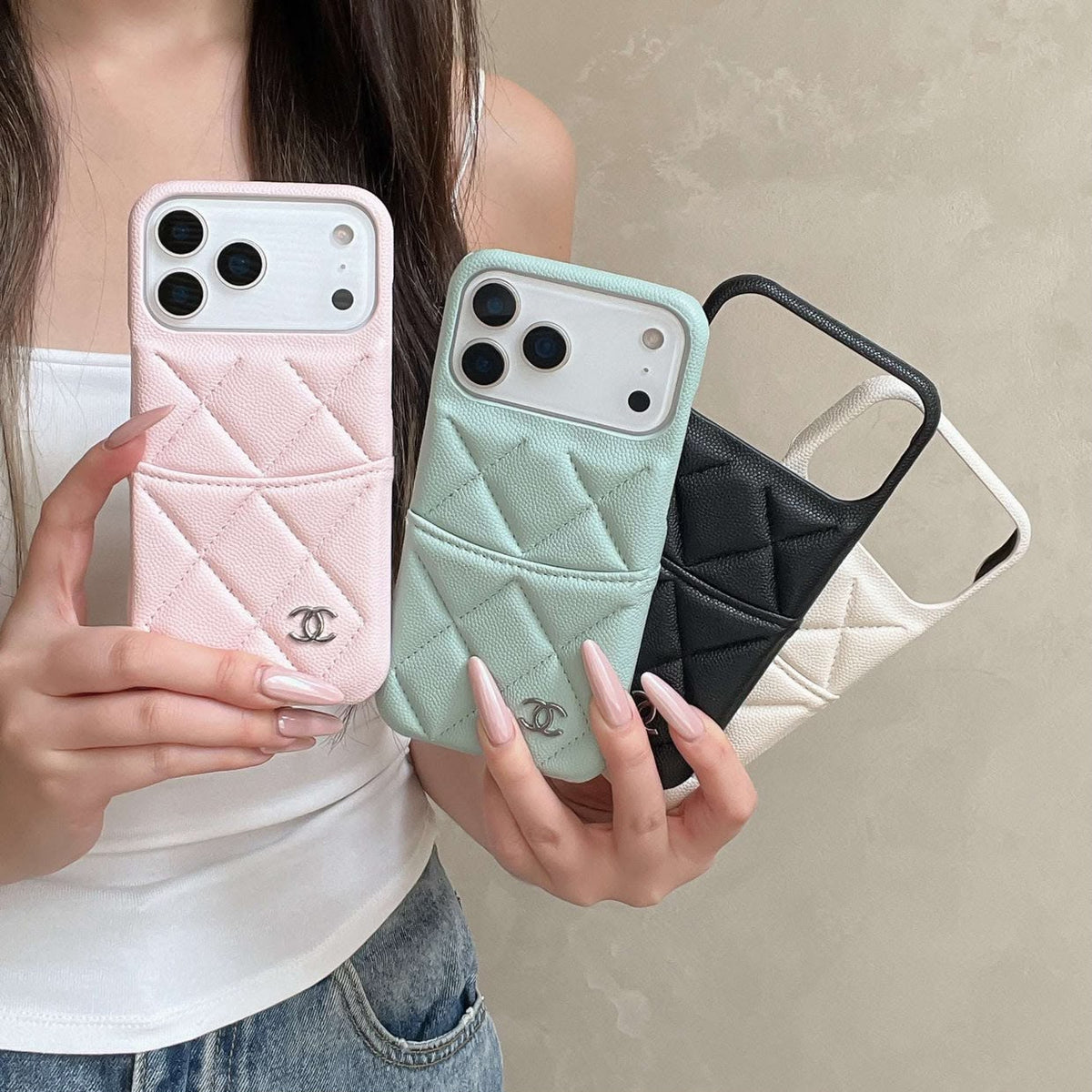 Luxury Leather Card Holder iPhone