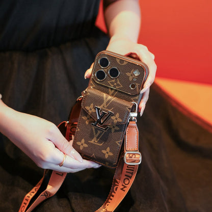 Luxury Card Holder Crossbody Phone Case