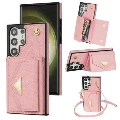 Leather Wallet Case – 2-in-1 Crossbody