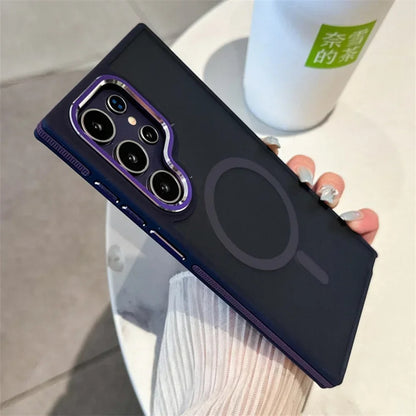 Luxury Matte Magnetic Case For Samsung Galaxy