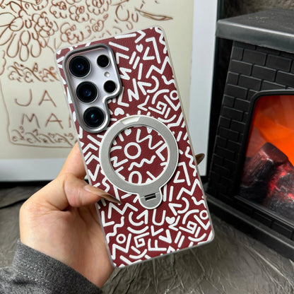 Geometric Pattern Magnetic Ring Stand