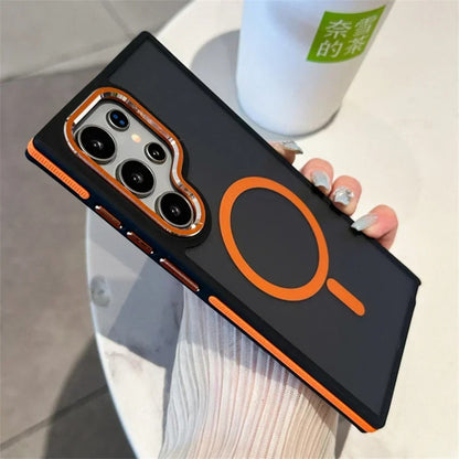 Luxury Matte Magnetic Case For Samsung Galaxy