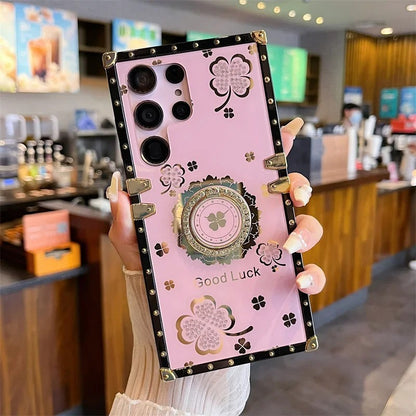 Luxury Protective Cover with Ring Stand