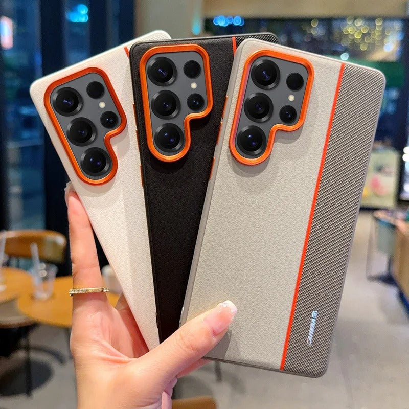 Layer Galaxy Case with Red Accent