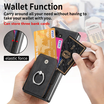 Ring Wallet Case with Card Holder Phone Case