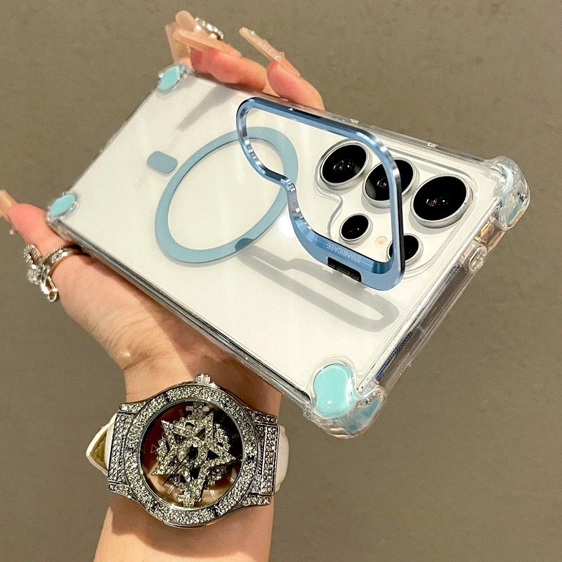 Shockproof Corners & Magnetic Charging Support