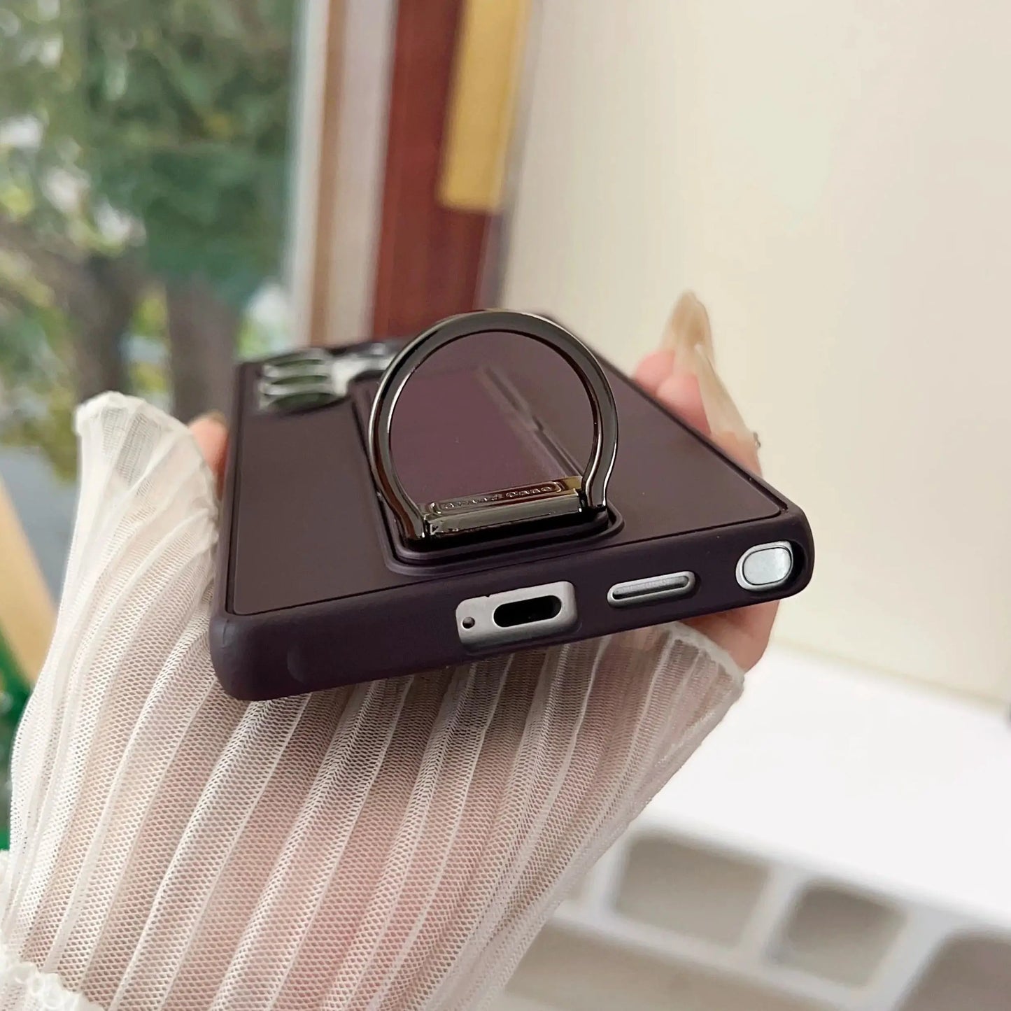 Shockproof Slim Cover with Stand & Grip