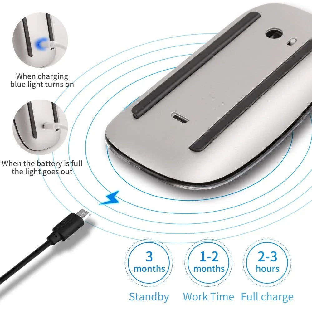 Ultra-Slim Rechargeable Bluetooth Mouse
