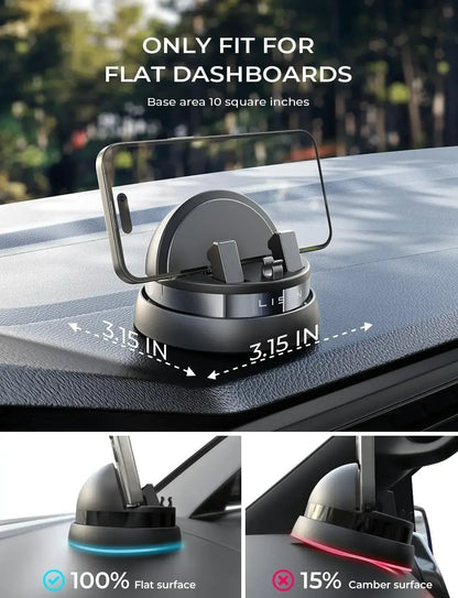 360 Rotation Air Vent Phone Stand Folding Dashboard Mobile Phone Holder