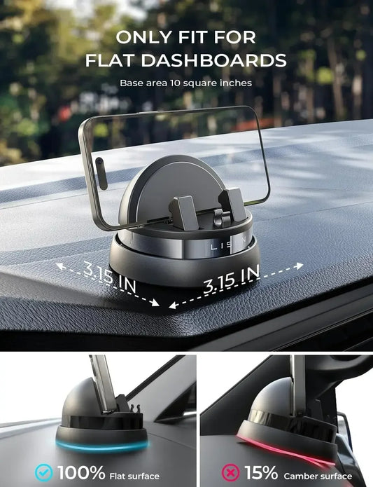 360 Rotation Air Vent Phone Stand Folding Dashboard Mobile Phone Holder