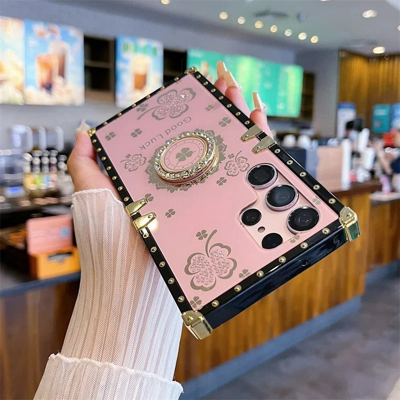 Luxury Protective Cover with Ring Stand