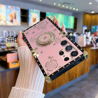 Luxury Protective Cover with Ring Stand