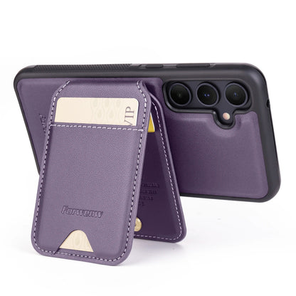Leather Wallet 2-in-1 Detachable Vertical Cover