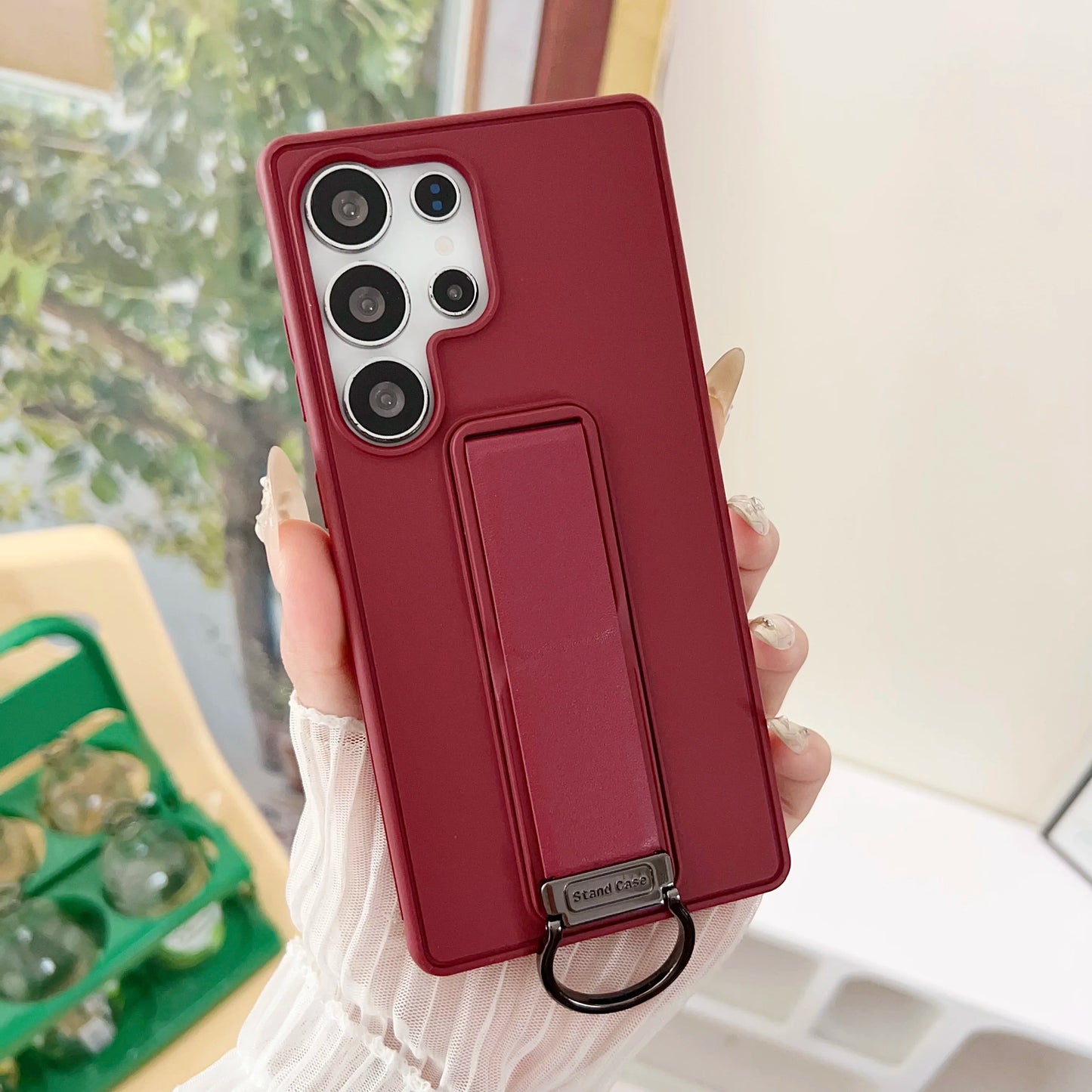 Shockproof Slim Cover with Stand & Grip