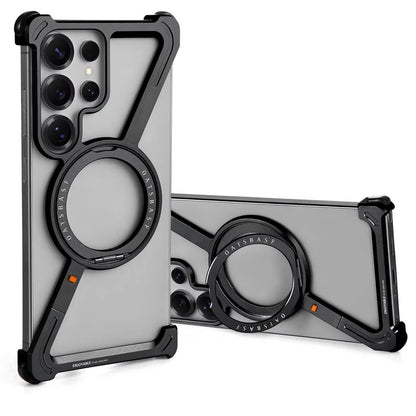 Z-shaped Metal Magnetic Phone Case for Samsung Galaxy S